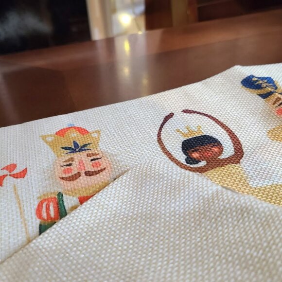 Nutcracker Pillow Cover Decorative Case Accent Xmas Holiday Home Christmas Decor - Picture 14 of 14